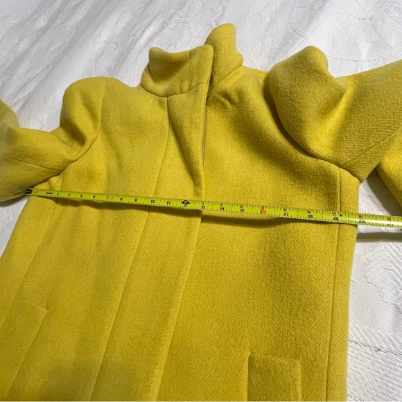 J Crew Mercantile Yellow Factory Wool‎ Coat - Picture 9 of 10